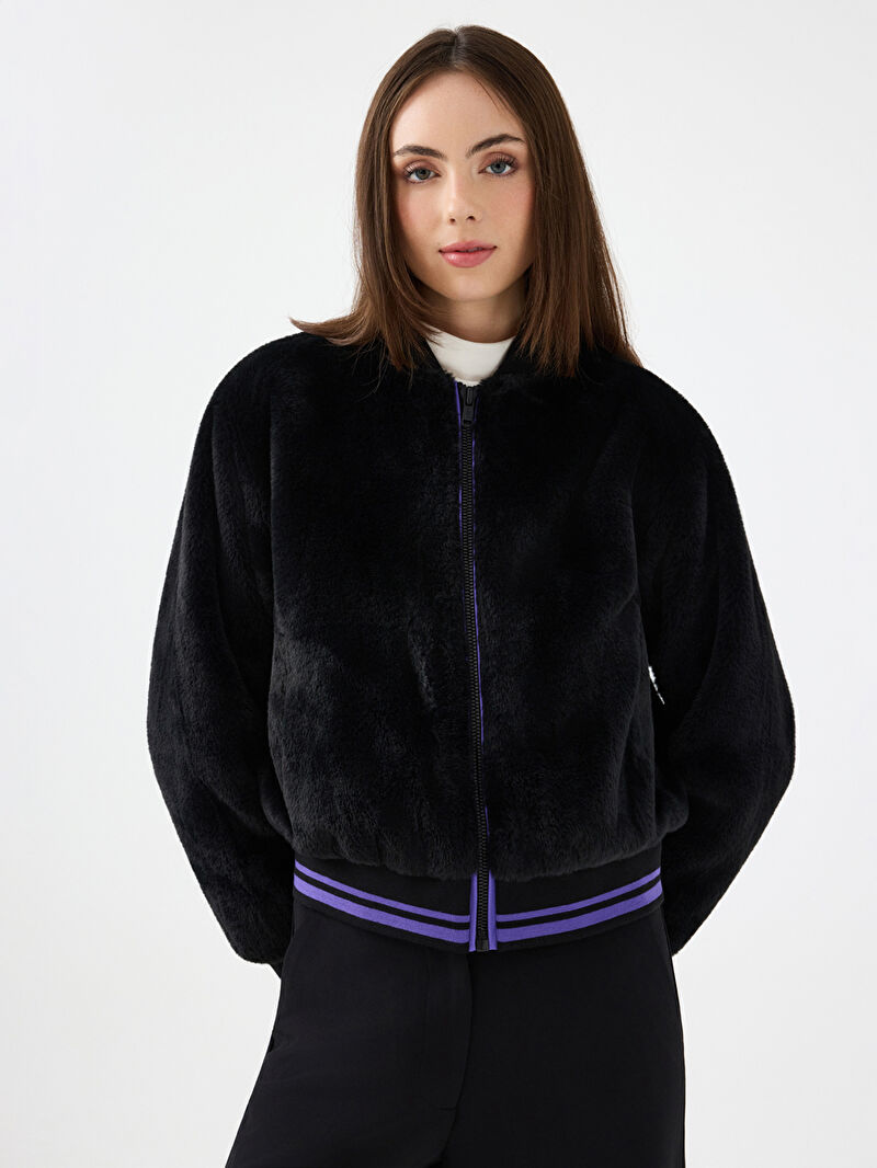 Loose Long Crop Kadın Mont