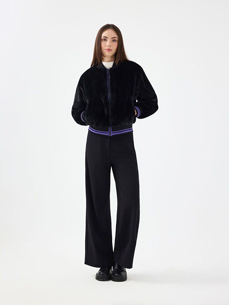 Loose Long Crop Kadın Mont