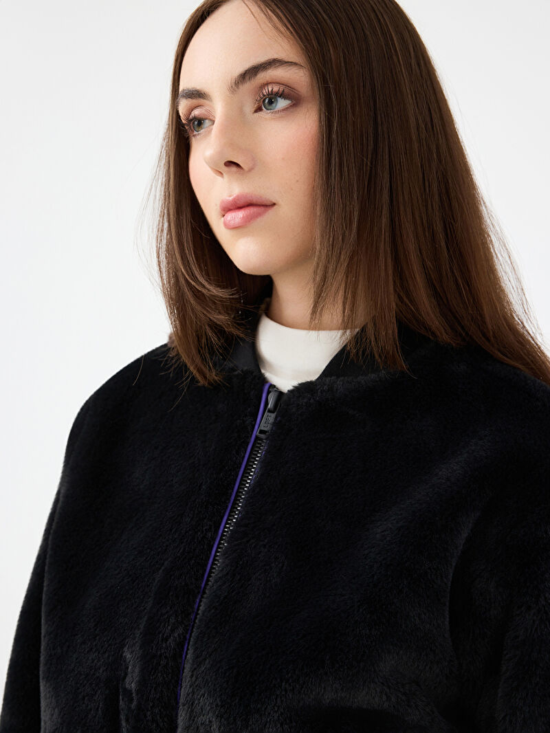 Loose Long Crop Kadın Mont