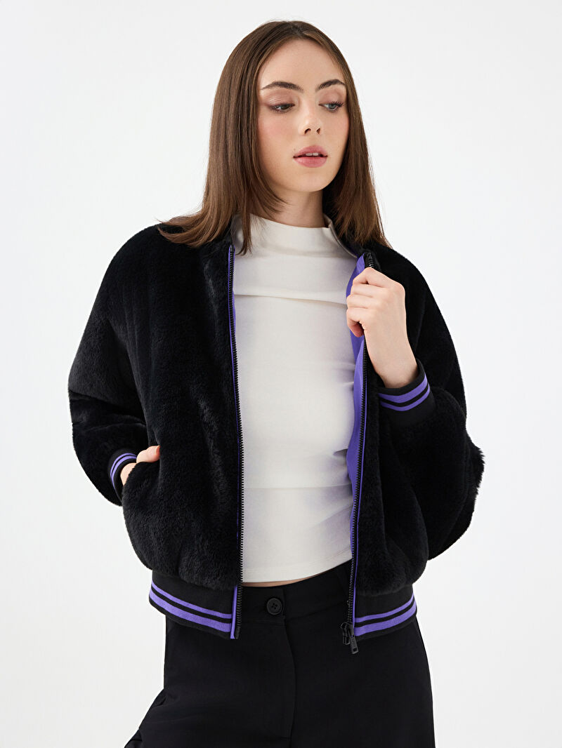 Loose Long Crop Kadın Mont