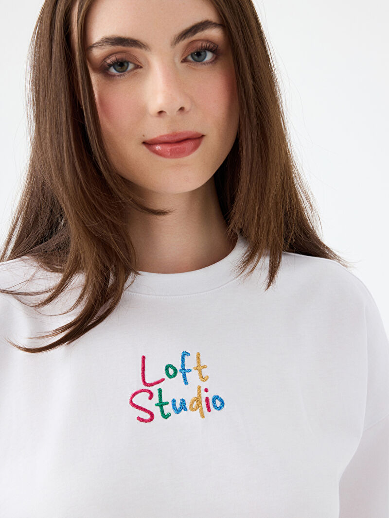 Long Crop Kadın Tshirt K.kol