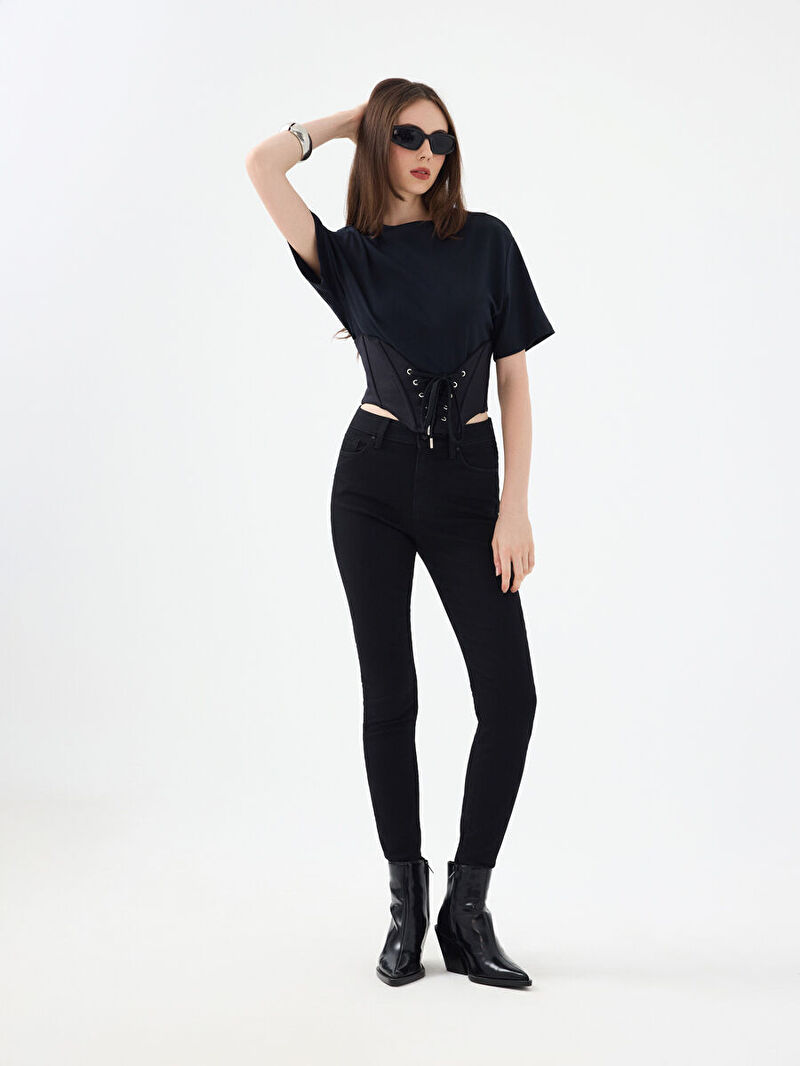 Slim Fit Kadın Tshirt K.kol