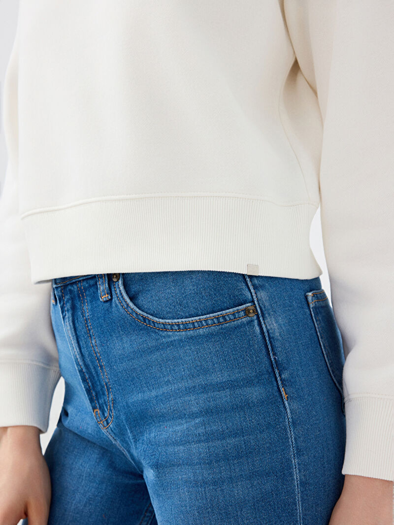 Regular Fit Kadın Sweatshirt