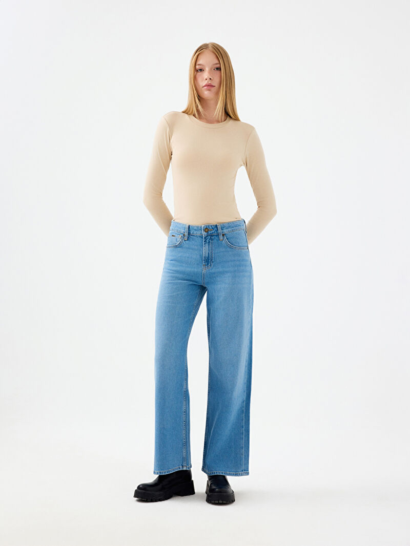 Slim Fit Kadın Bluz U.kol