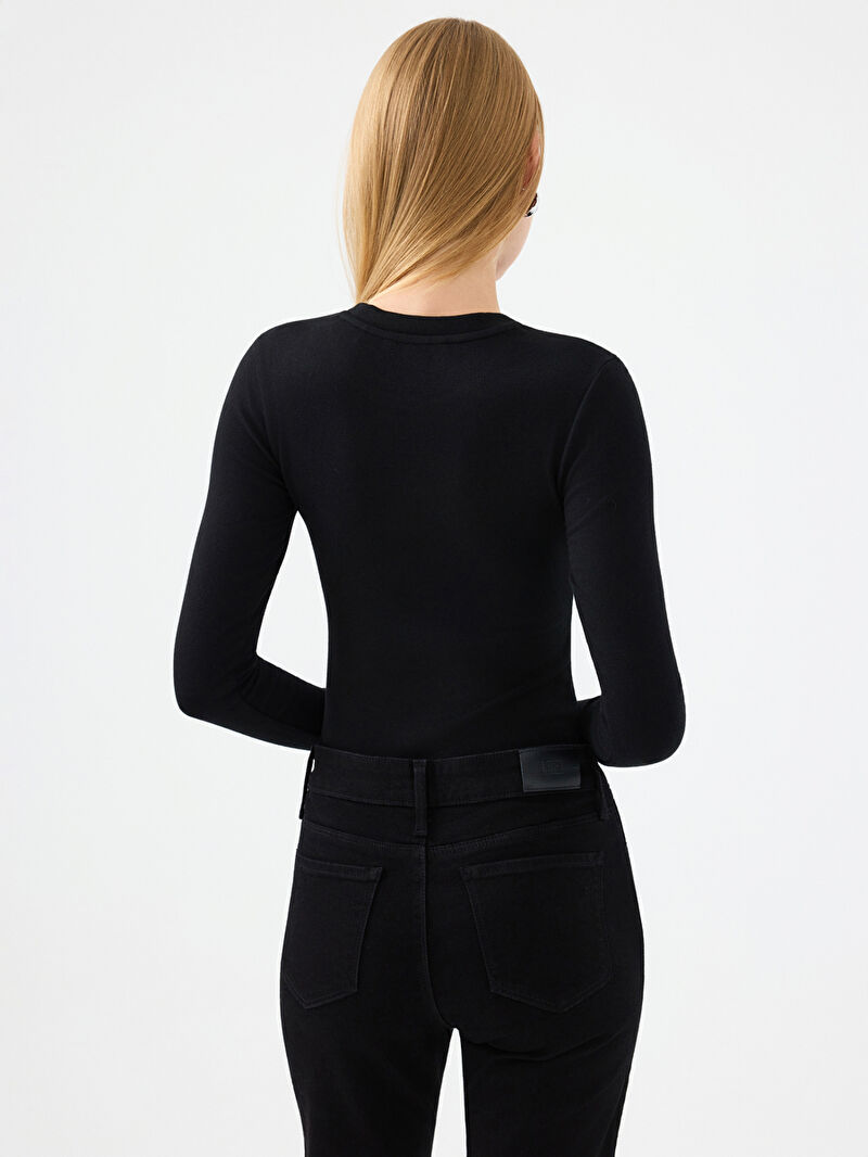 Slim Fit Kadın Bluz U.kol