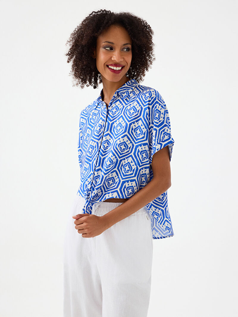 Regular Fit Kadın Gömlek K.kol