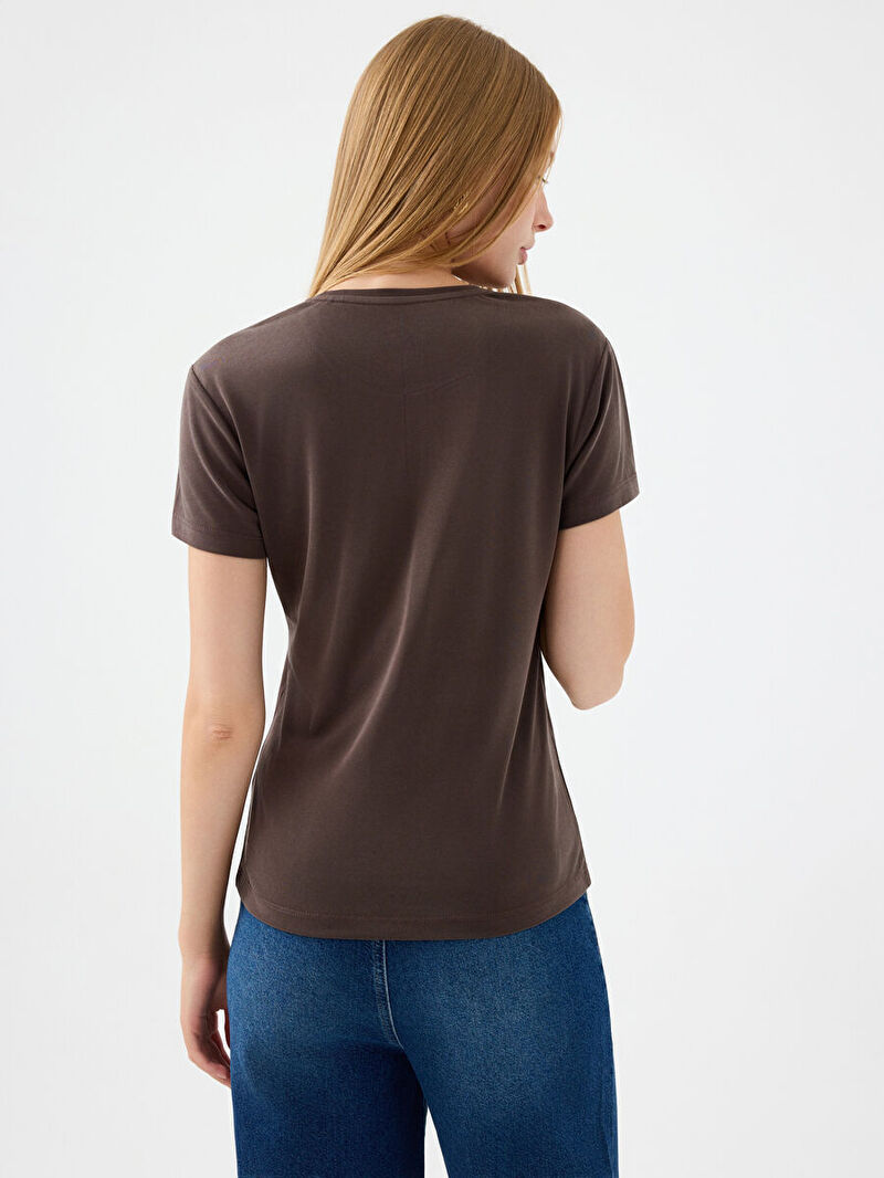 Slim Fit Kadın Tshirt K.kol