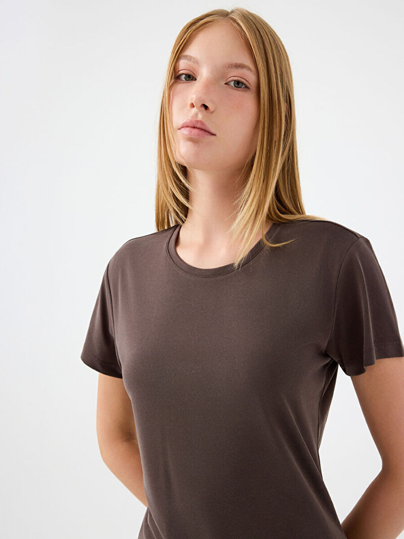 Slim Fit Kadın Tshirt K.kol