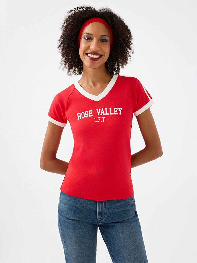 Slim Fit Kadın Tshirt K.kol