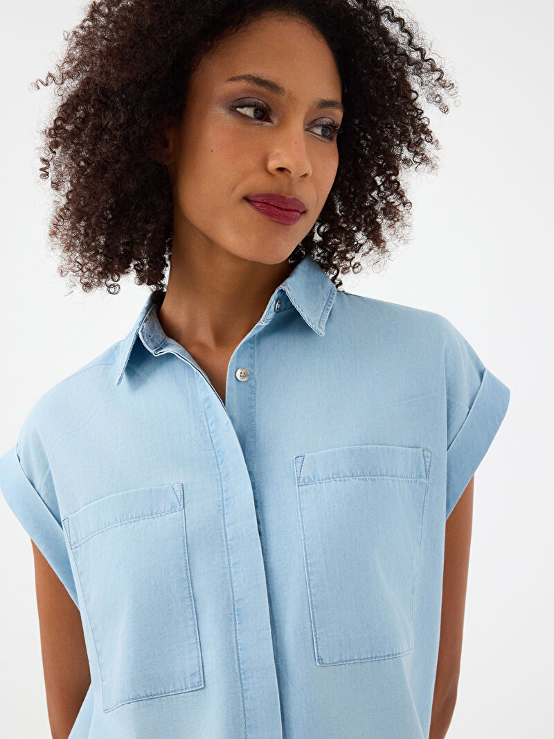 Regular Fit Kadın Gömlek K.kol