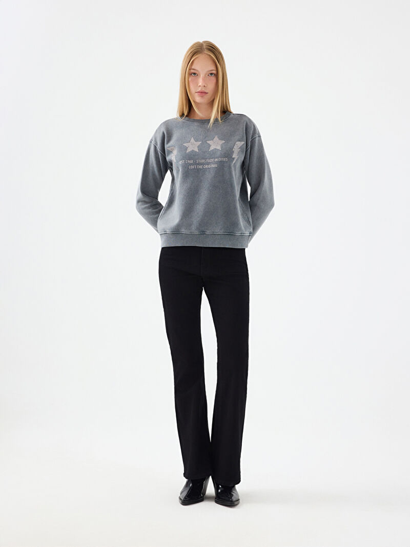 Regular Fit Kadın Sweatshirt