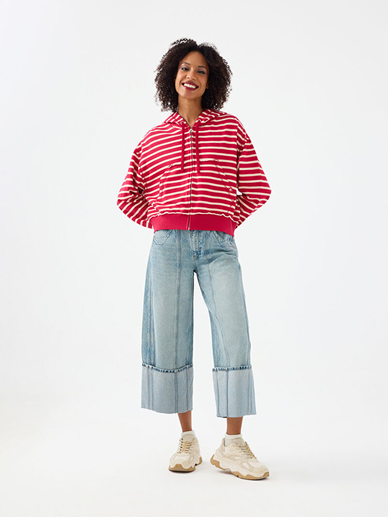 Loose Fit Kadın Sweatshirt