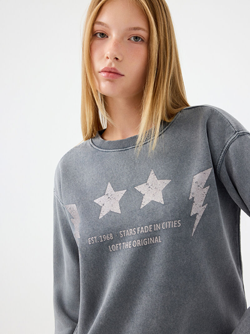 Regular Fit Kadın Sweatshirt