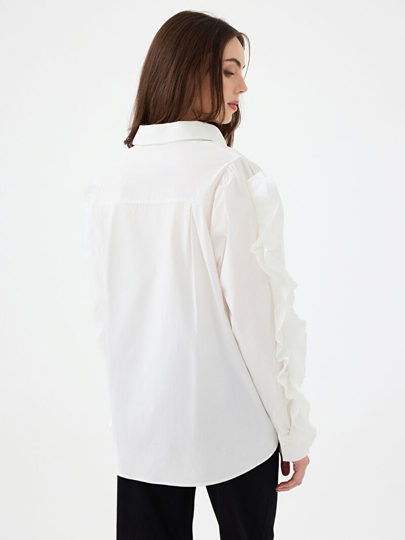 Loose Fit Kadın Gömlek U.kol