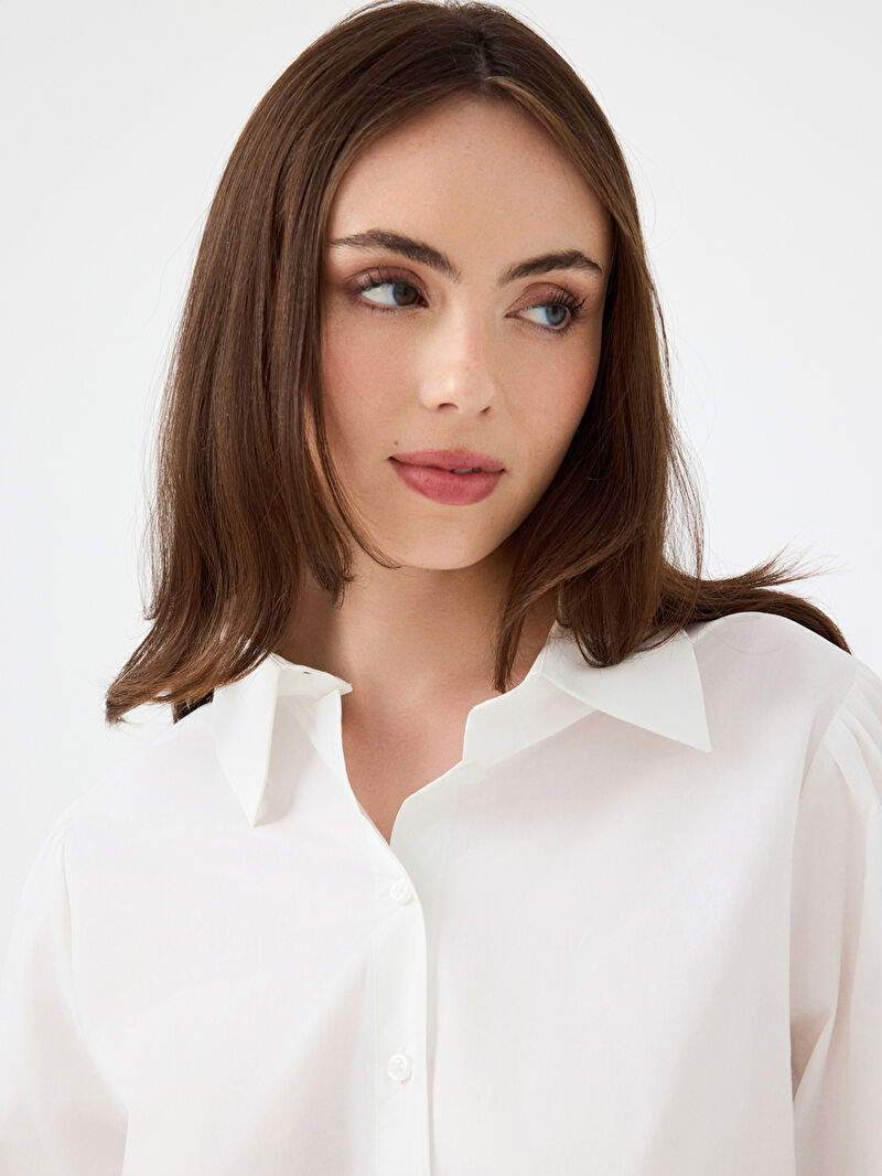 Loose Fit Kadın Gömlek U.kol