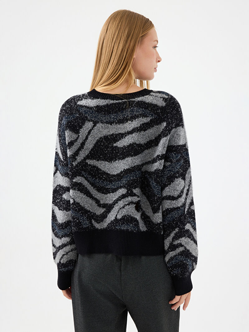 Long Crop Kadın Kazak