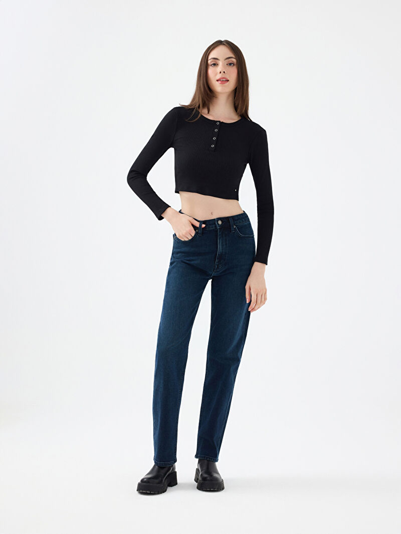 Comfort Straight Comfort Fit Kadın Pantolon
