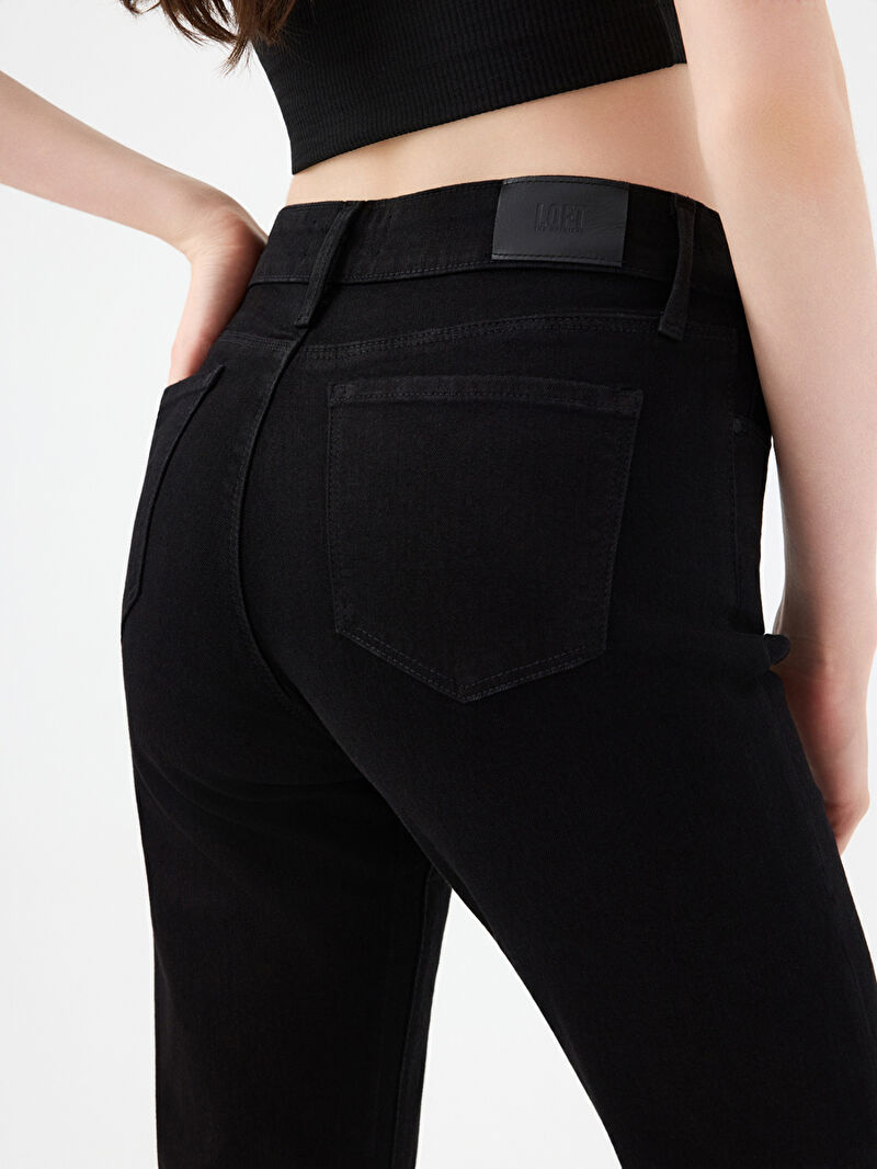 Flare Slim Fit Kadın Pantolon