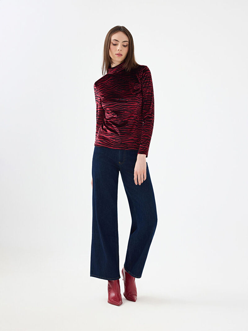 Slim Fit Kadın Bluz U.kol