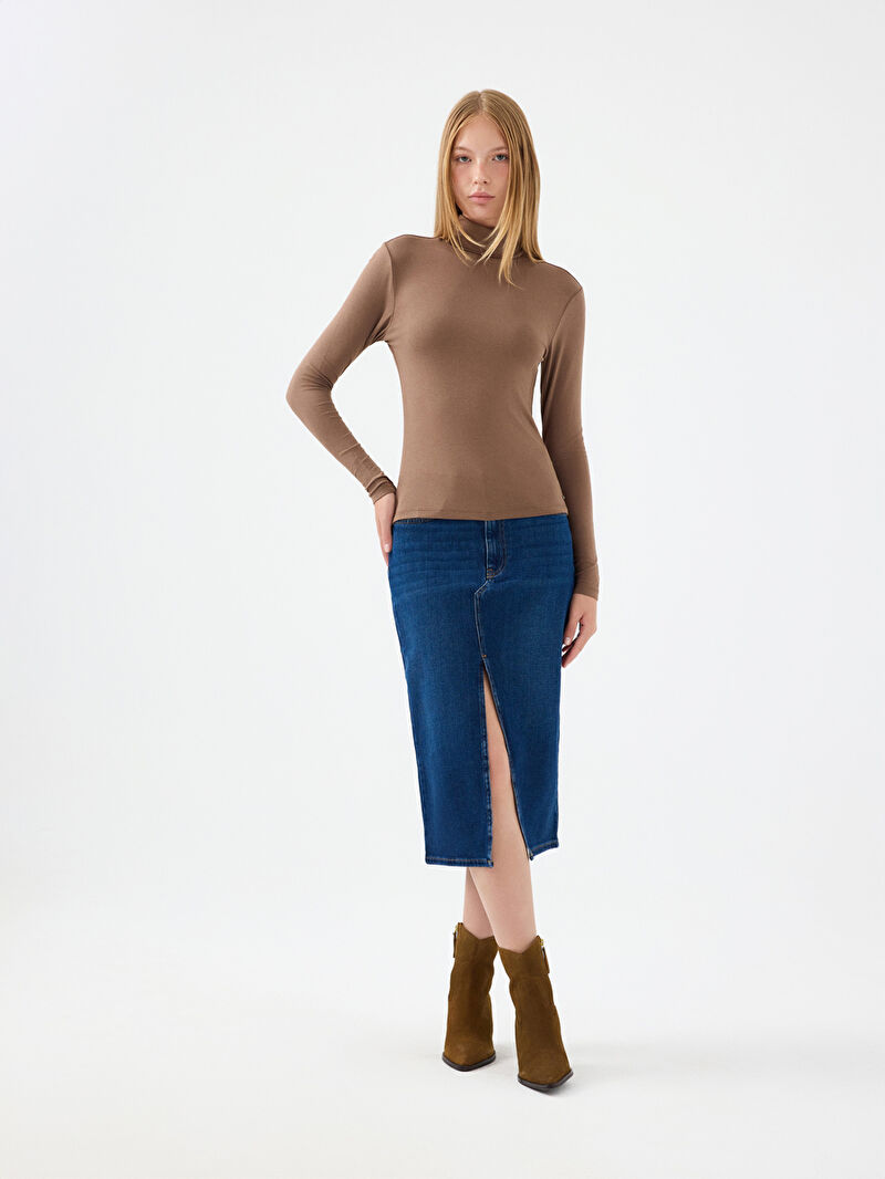 Slim Fit Kadın Etek