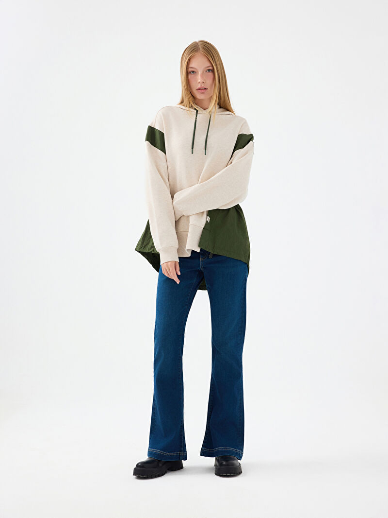 Oversize Kadın Sweatshirt