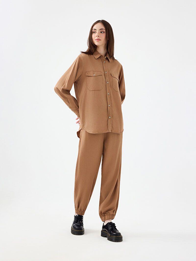 Loose Fit Kadın Gömlek U.kol