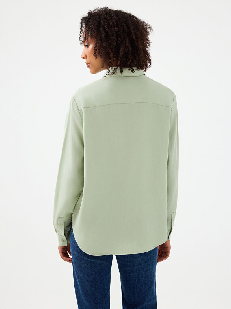 Loose Fit Kadın Gömlek U.kol