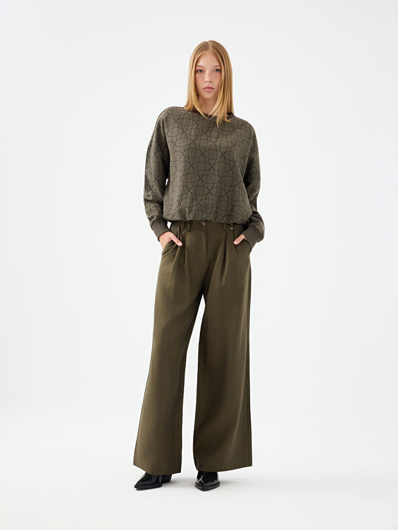 Crop Kadın Sweatshirt