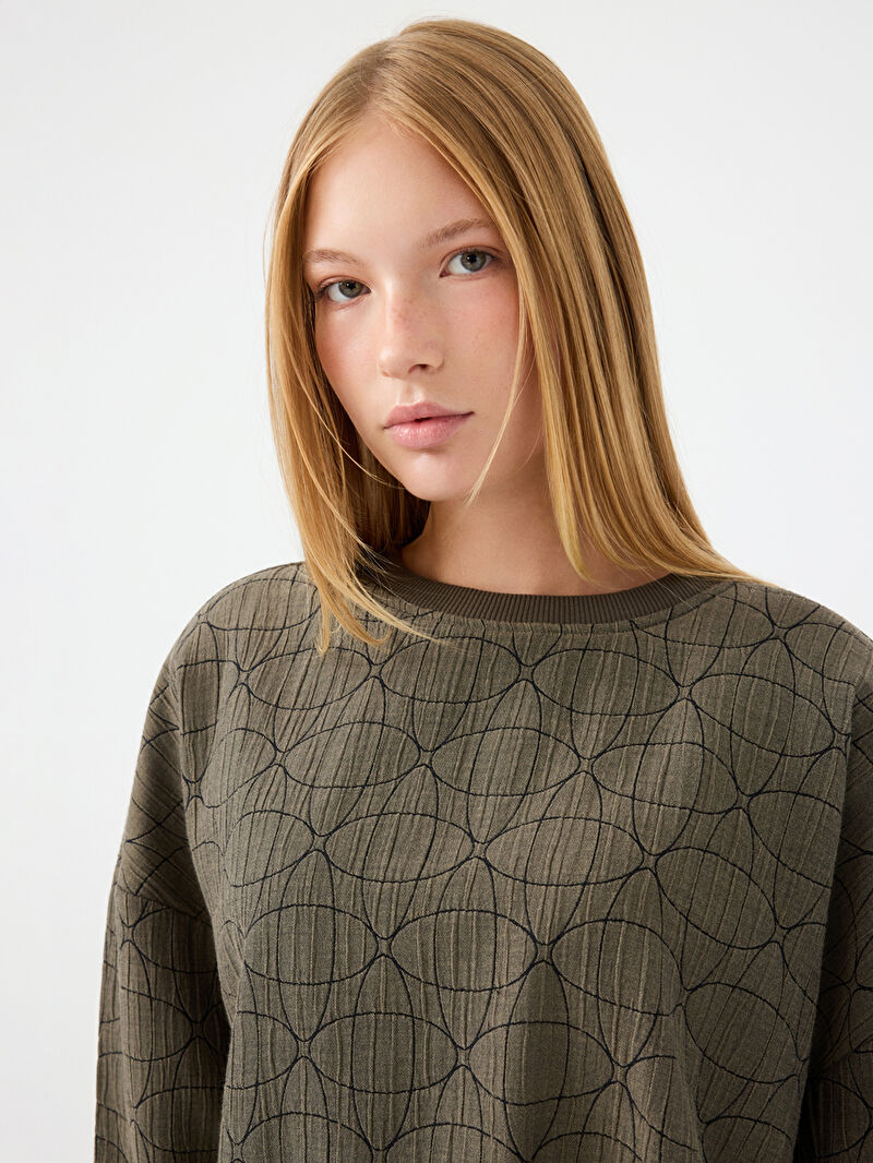 Crop Kadın Sweatshirt