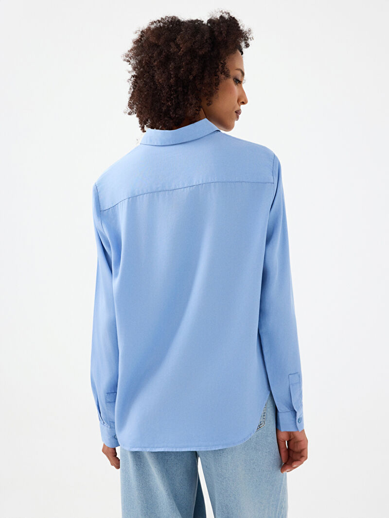 Loose Fit Kadın Gömlek U.kol