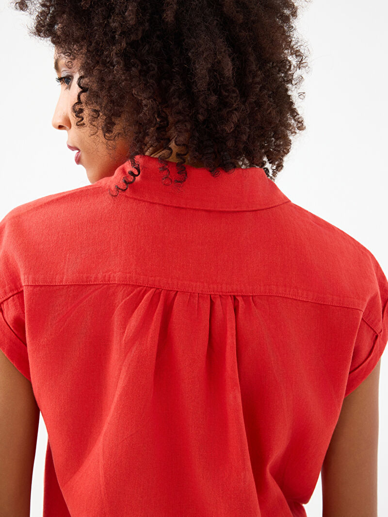 Long Crop Kadın Gömlek K.kol