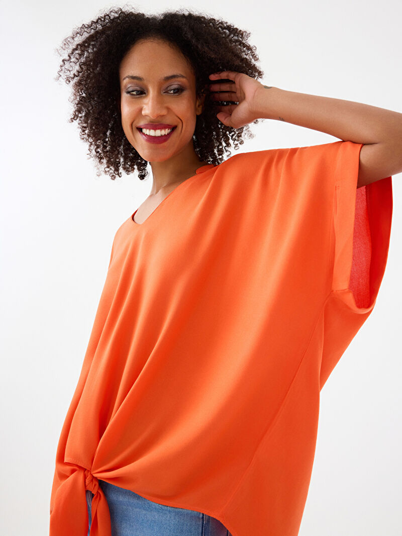 Oversize Kadın Gömlek K.kol