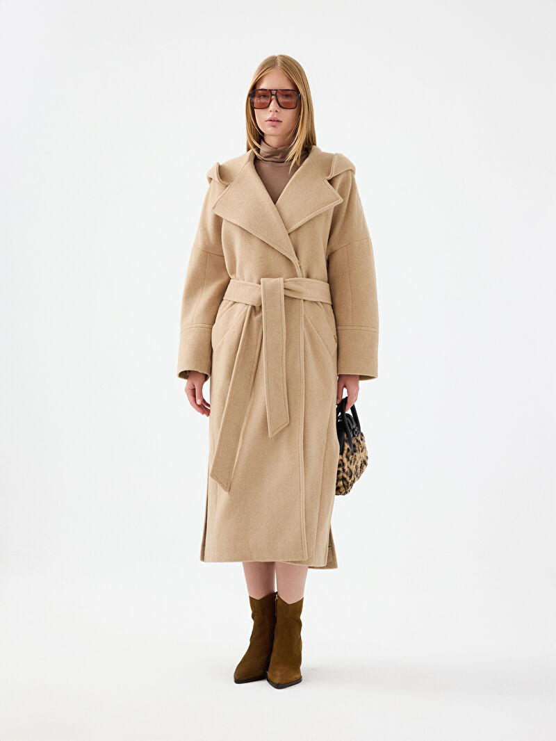 Oversize Kadın Kaban