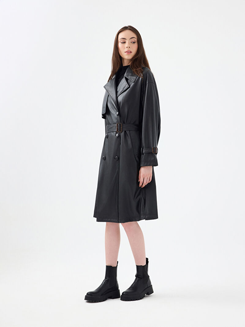 Loose Fit Kadın Trenchcoat