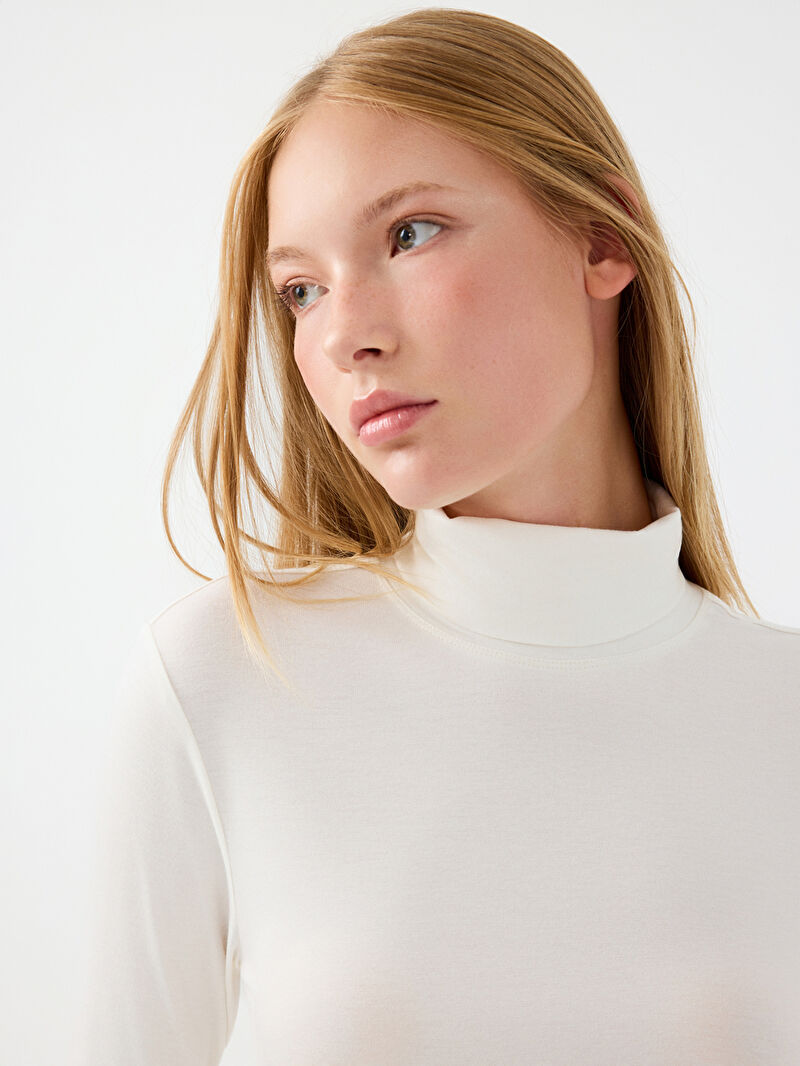 Slim Fit Kadın Bluz U.kol