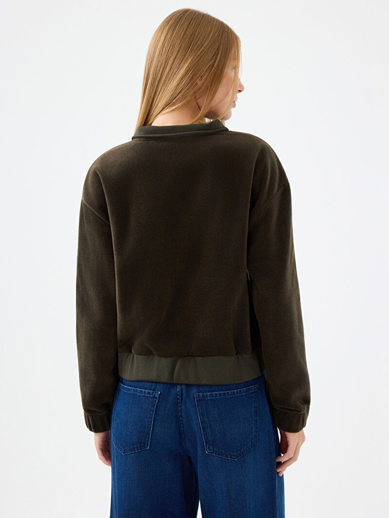 Crop Kadın Sweatshirt