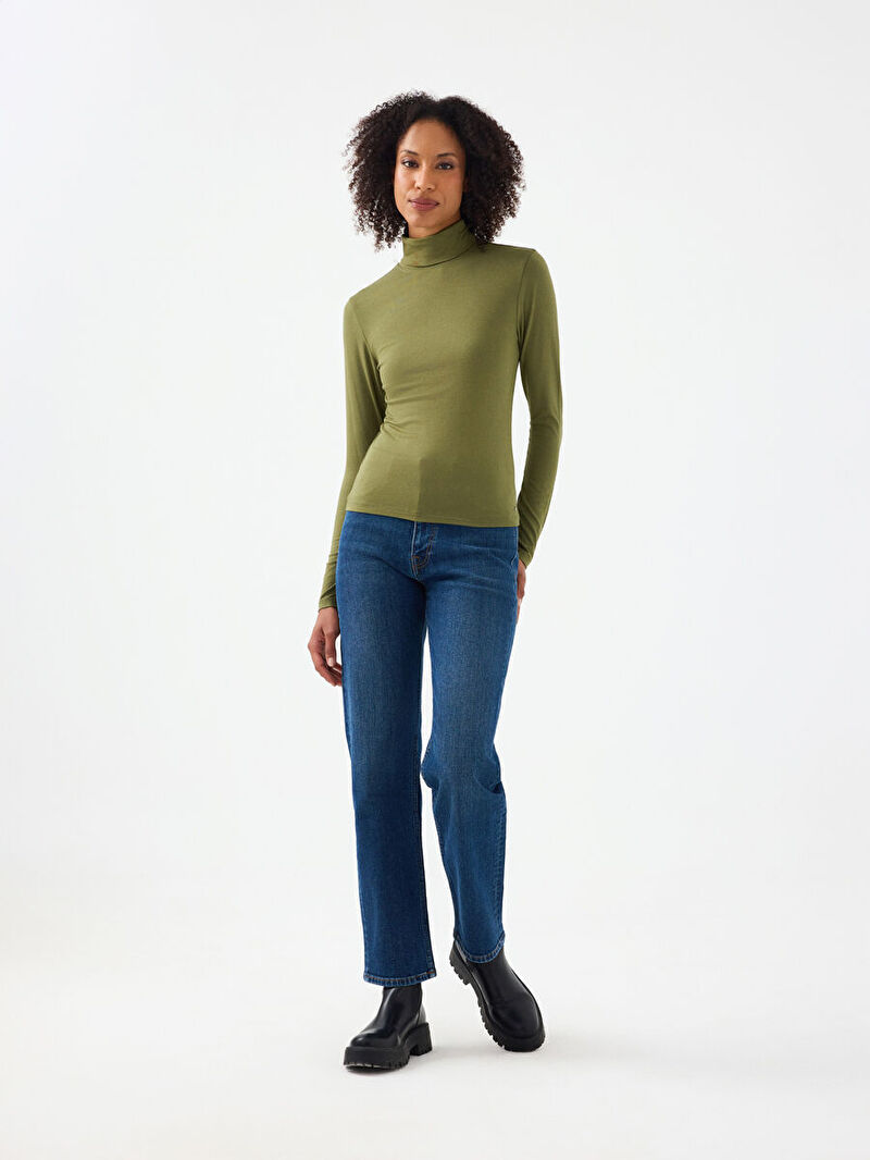 Slim Fit Kadın Bluz U.kol