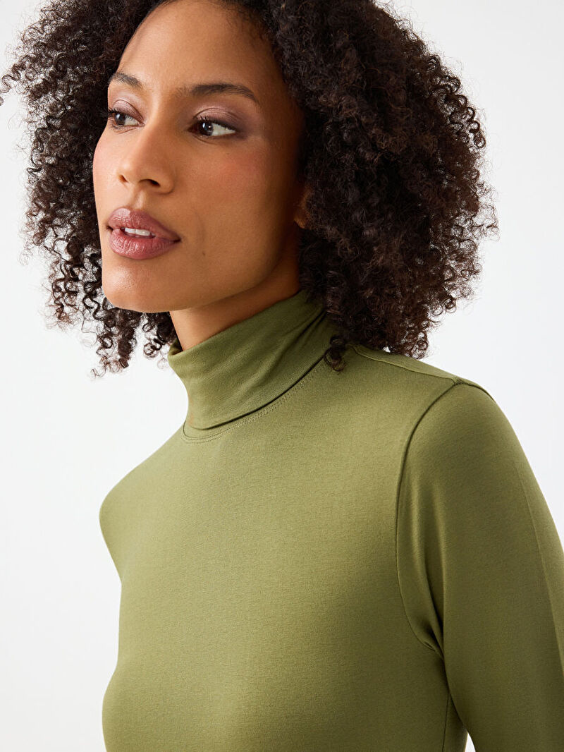 Slim Fit Kadın Bluz U.kol