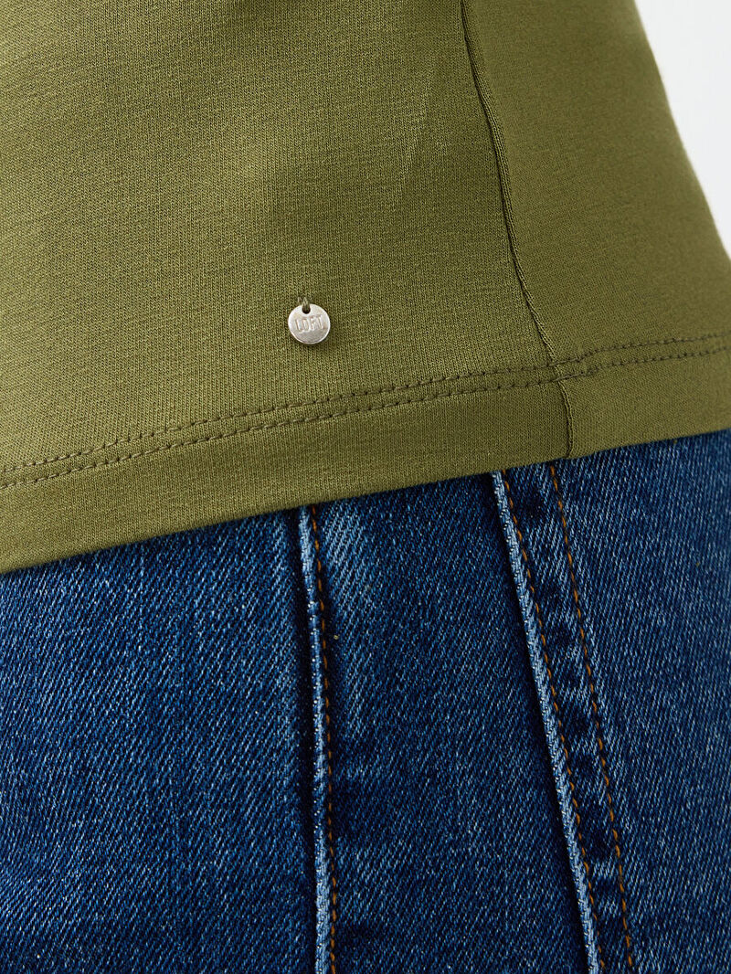 Slim Fit Kadın Bluz U.kol