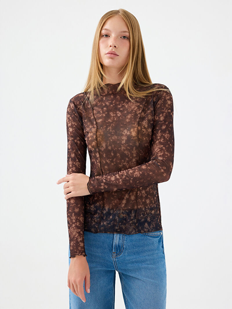 Slim Fit Kadın Bluz U.kol