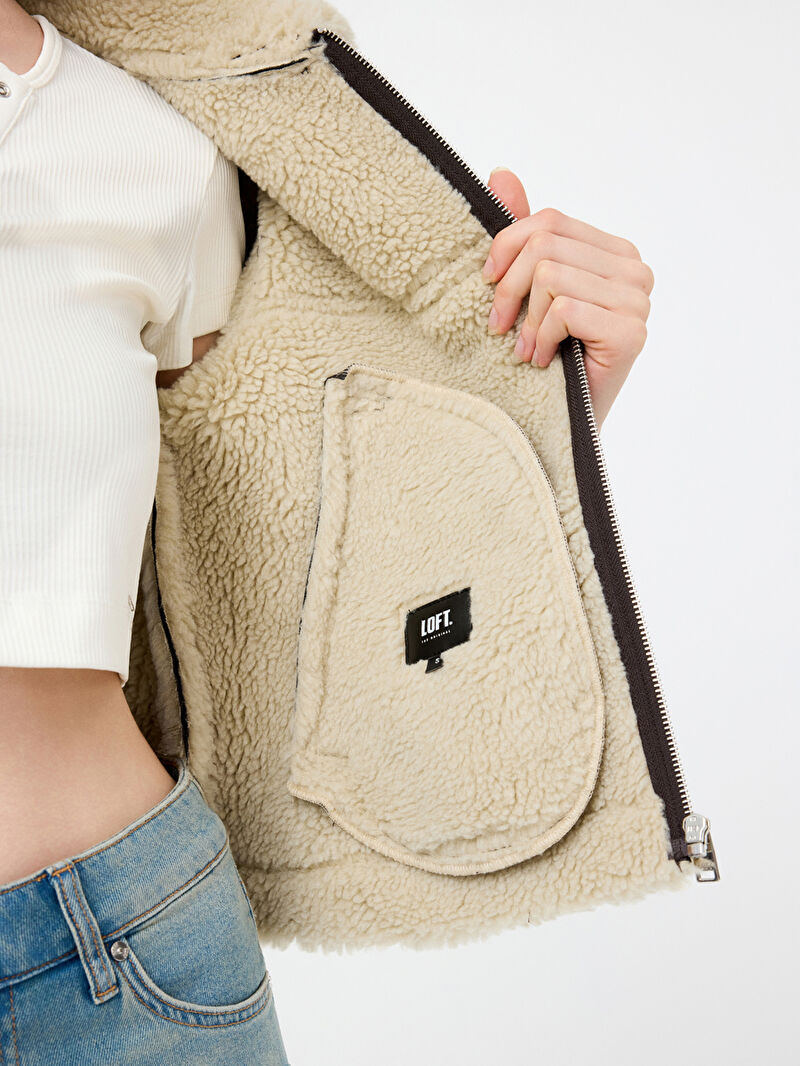 Long Crop Kadın Mont