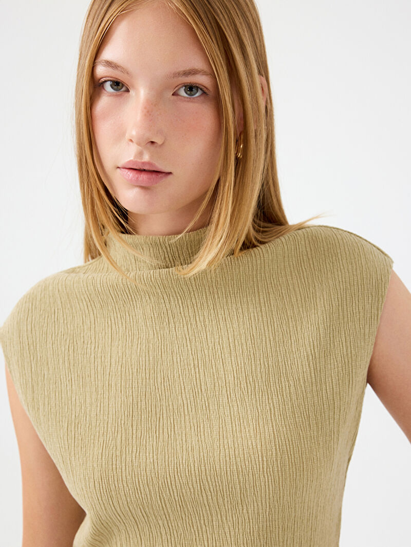 Slim Fit Kadın Bluz K.kol