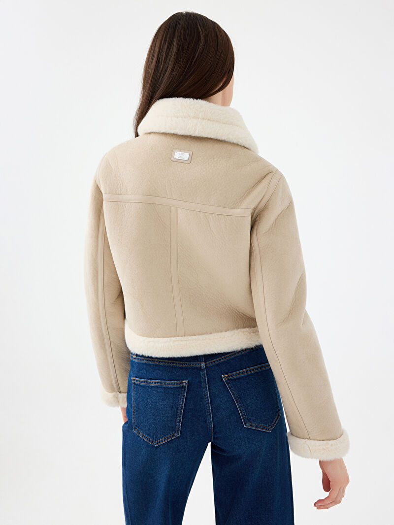 Loose Long Crop Kadın Mont