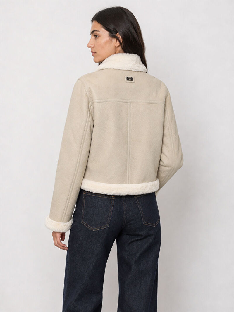 Loose Long Crop Kadın Mont