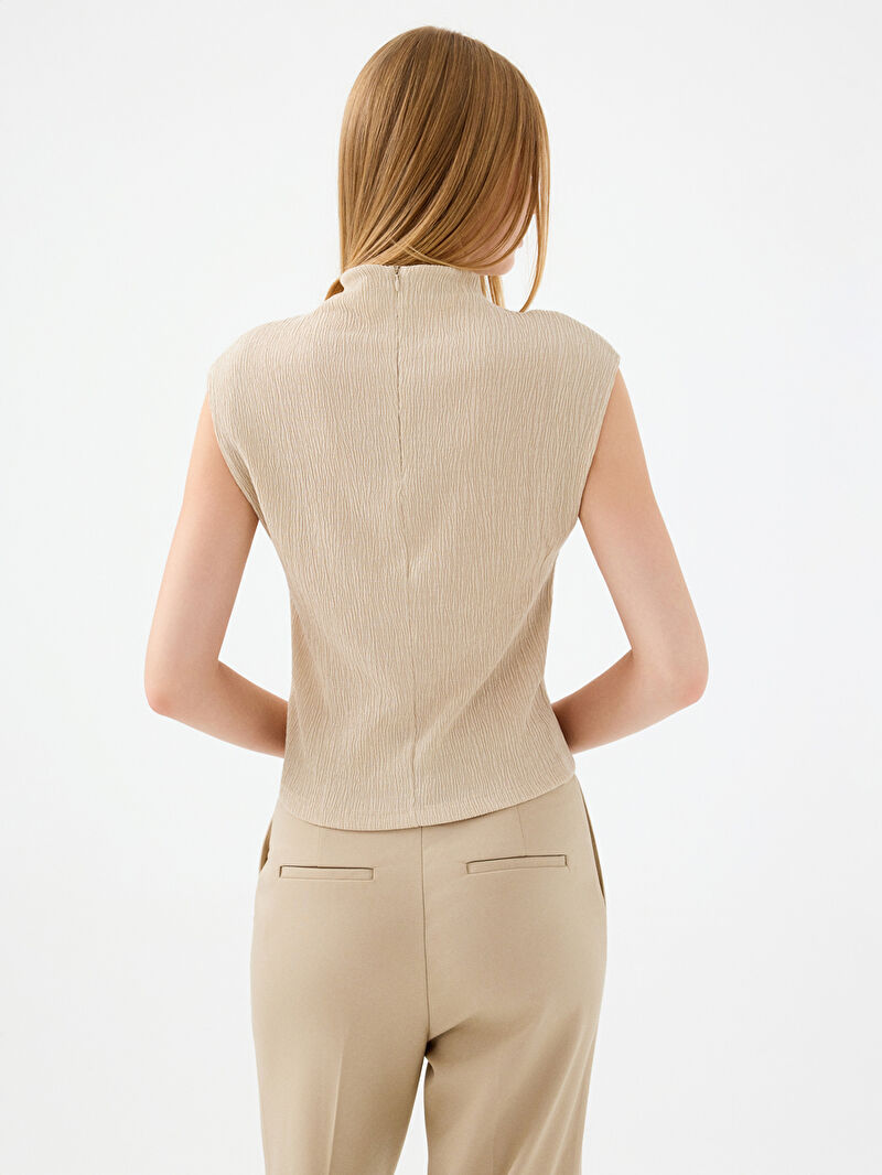 Slim Fit Kadın Bluz K.kol