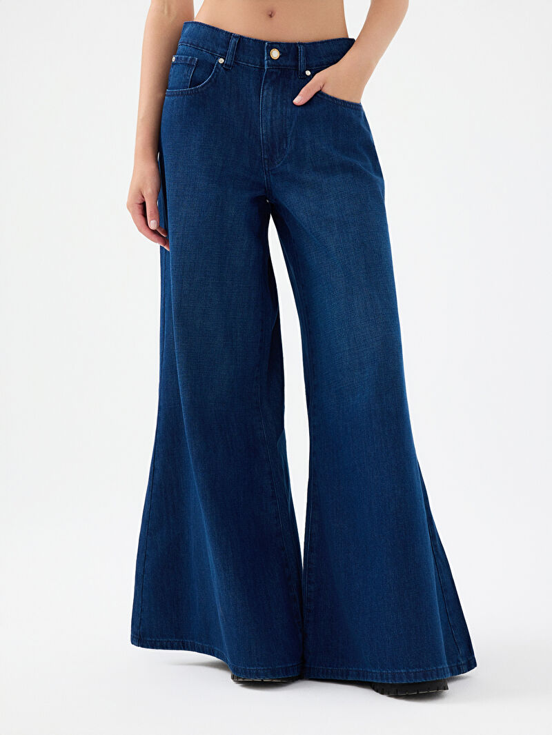 Super Palazzo Regular Fit Kadın Pantolon