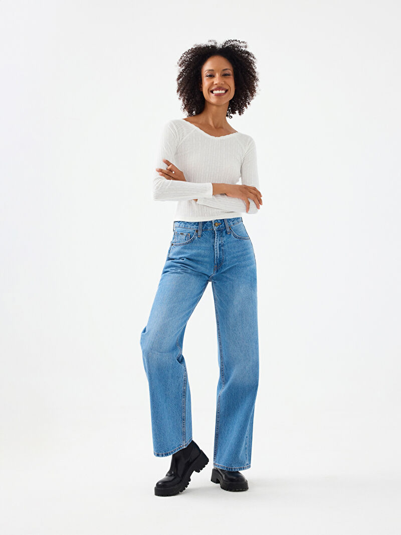 Slim Fit Kadın Tshirt U.kol