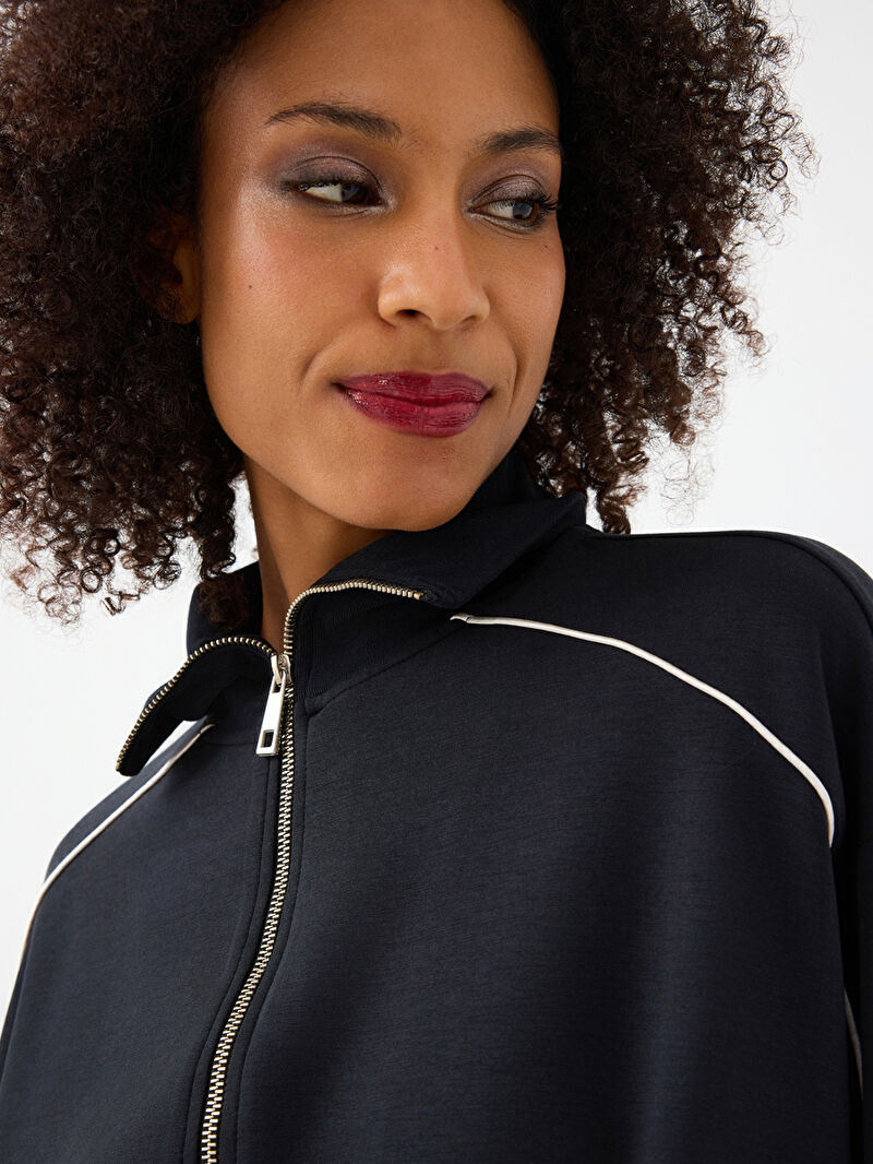 Long Crop Kadın Sweatshirt
