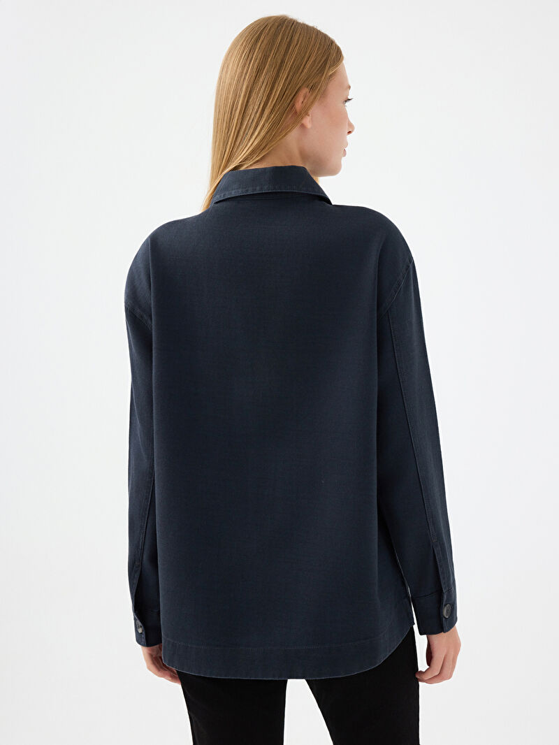 Relax Fit Kadın Gömlek U.kol