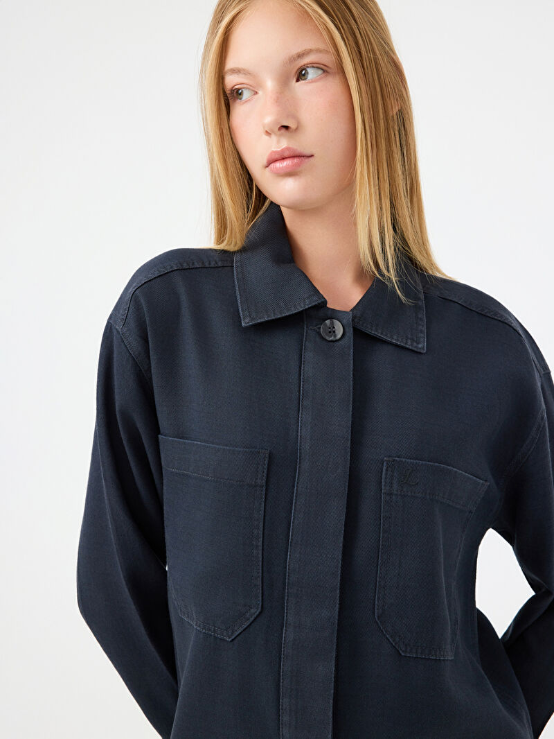 Relax Fit Kadın Gömlek U.kol